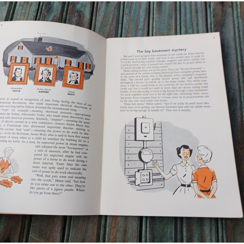 Bright Ideas For Ladies Teach Husbands about Electric Wiring Vintage MCM Booklet - Picture 7 of 9